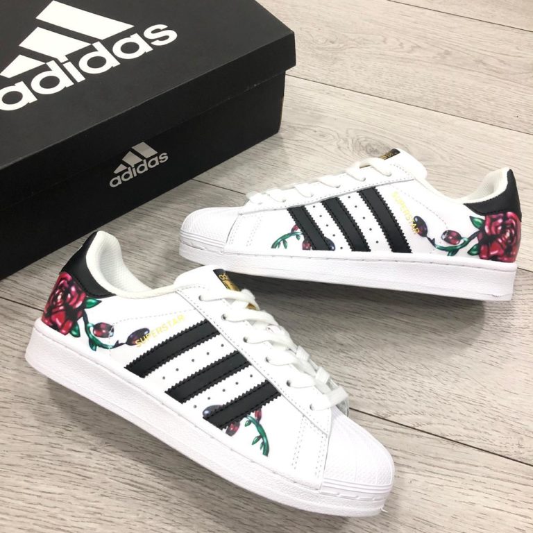 tenis adidas super star para mujer